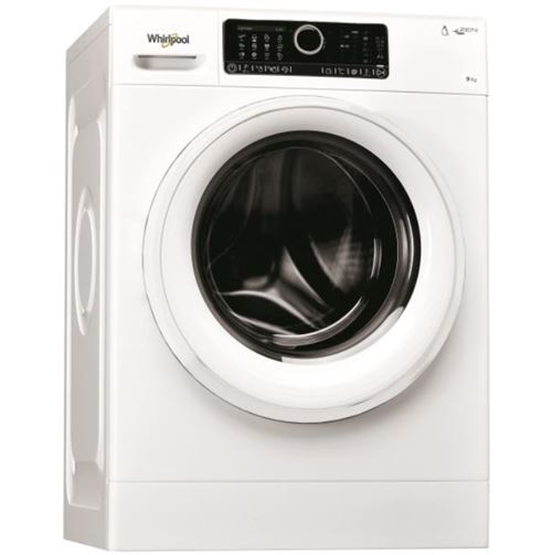 Whirlpool Supreme Care FSCR90499 - Machine à laver - indépendant - largeur : 59.5 cm - profondeur : 64 cm - hauteur : 85 cm - chargement frontal - 58 litres - 9 kg - 1351 tours/min - blanc