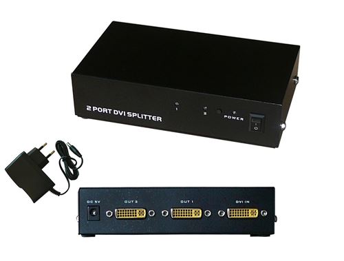 Splitter DVI - 2 Ports Pour copier un signal DVI-D à l'identique sur 2 sorties