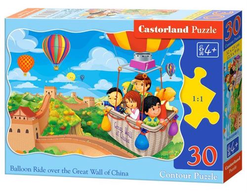 Balloon Ride Over The Grat Wall Of China Puzzle 30 Teile- Castorland