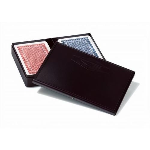 Dal Negro cartes à jouer Carton de bridge rouge/bleu 2 parties