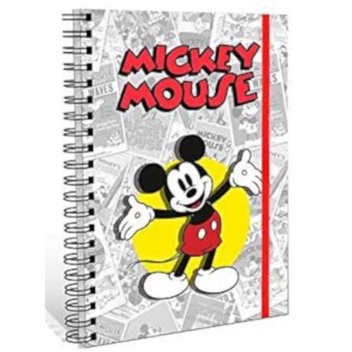 Mickey carnet A5 carton/papier gris