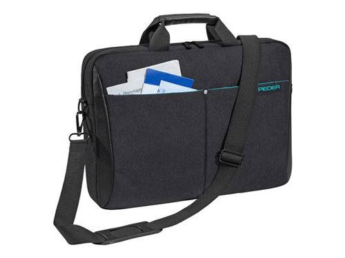 PEDEA Lifestyle - Draagtas voor notebook - 17.3" - zwart