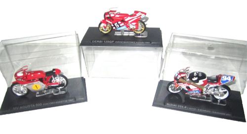 3 coffrets 12 cm moto collector 0 - Augusta-Derbi-Suzuki