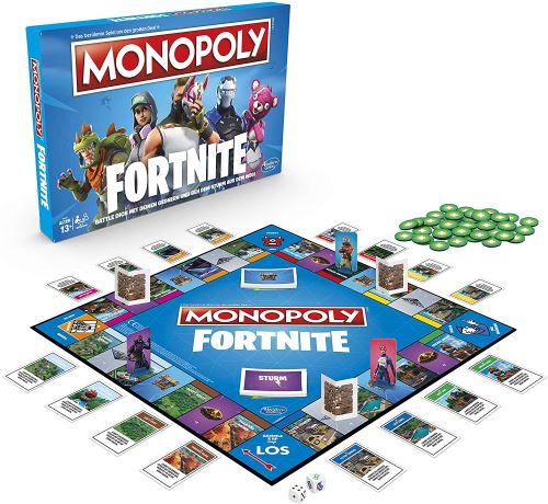 Hasbro E6603100 Monopoly Fortnite Edition Jeu familial, Multicolor - Version Allemande