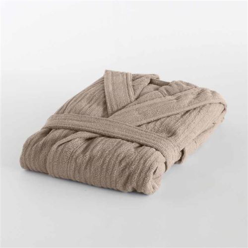 Peignoir Svad Dondi Times Square Unisex Coton, Taille: M, Couleur: Beige