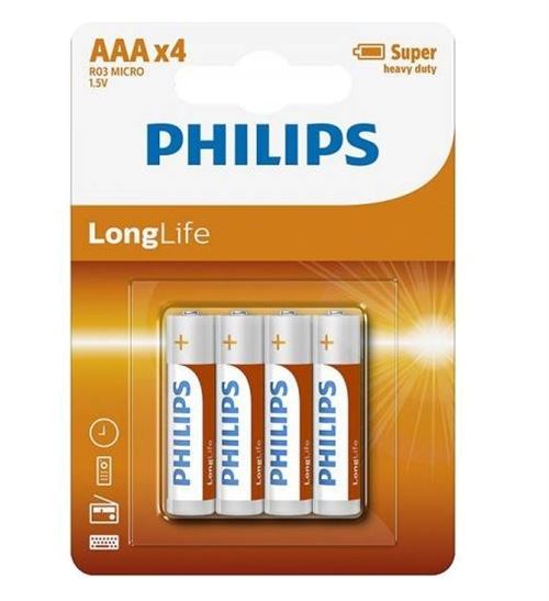 Philips LongLife Batterij R03L4B/10