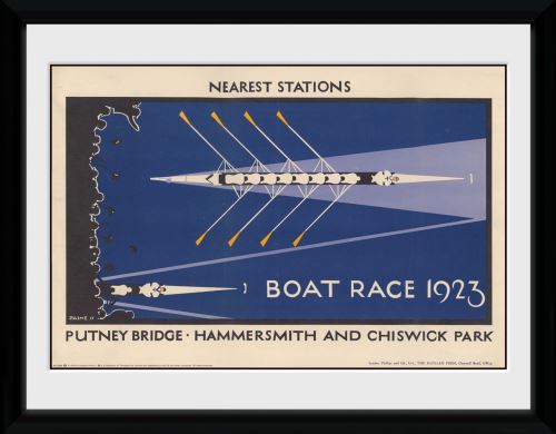 Photographie encadrée Boat Race 30x40cm