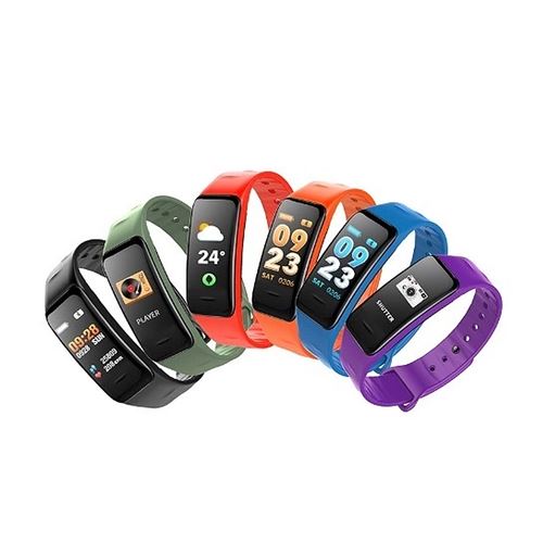 Montre Bracelet Intelligente Etanche pour Sports et Loisirs SF-C1S (Noir)