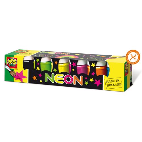 SES CREATIVE Kit Gouache Néon - 6x50ml