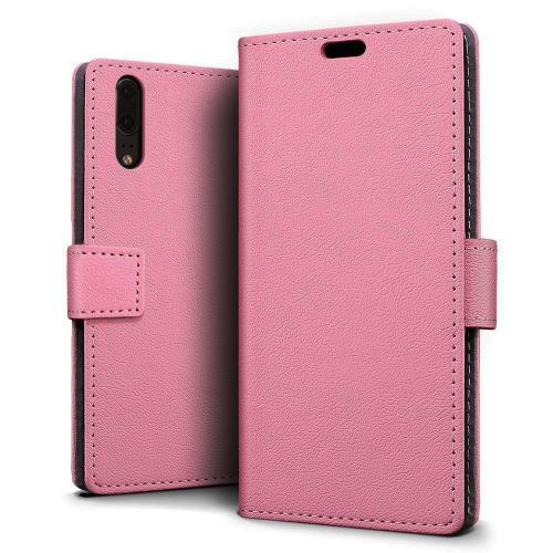 Etui Housse Portefeuille Pour Huawei P20 - Rose