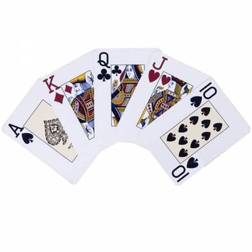 Cartes Texas Poker 100% plastique (orange) - Poker - Achat & prix