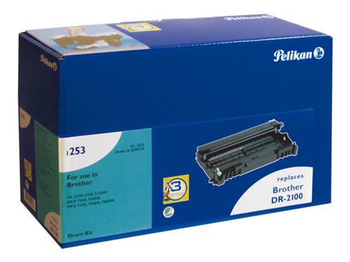 Pelikan 1253DR - 1 - noir - kit tambour (alternative for: Brother DR2100)