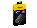 Intenso Memory Case - Disque dur - 2 To - externe (portable) - 2.5" - USB 3.0 - 5400 tours/min - mémoire tampon : 8 Mo - noir
