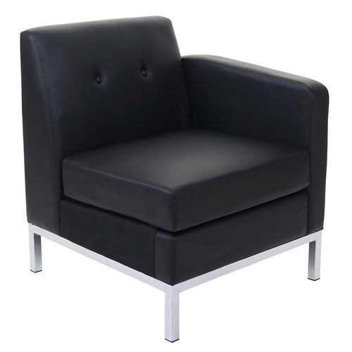 Générique Noir Fauteuil Mendler Hwc-C19 Extensible Similicuir