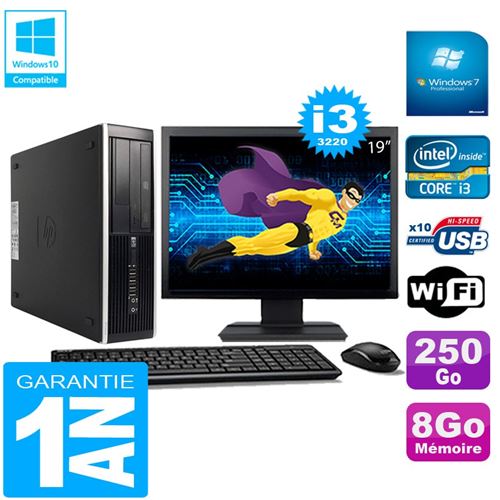 Acheter Pc hp compaq pro 6300 sff i3-3220 8go 250go graveur dvd wifi w7 ecran 19' État correct - 239,00 € Pc hp compaq pro 6300 sff i3-3220 8go 250go graveur dvd wifi w7 ecran 19' État correct - Hewlett-Packard reconditionné disponible sur Fnac