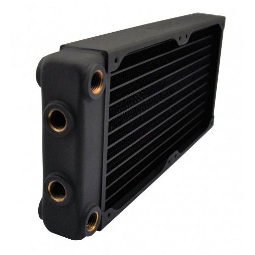 XSPC EX240 Boitier PC Refroidisseur - Ventilateurs, refoidisseurs et radiateurs (Boitier PC, Refroidisseur, 12 cm, 2 ventilateur(s), Noir, 121 mm)