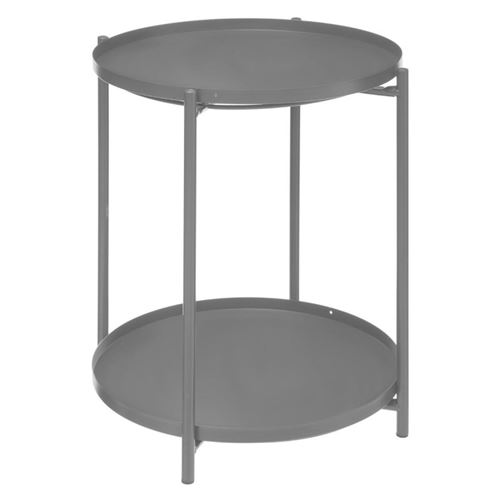 Table à café en métal Meeko gris Atmosphera
