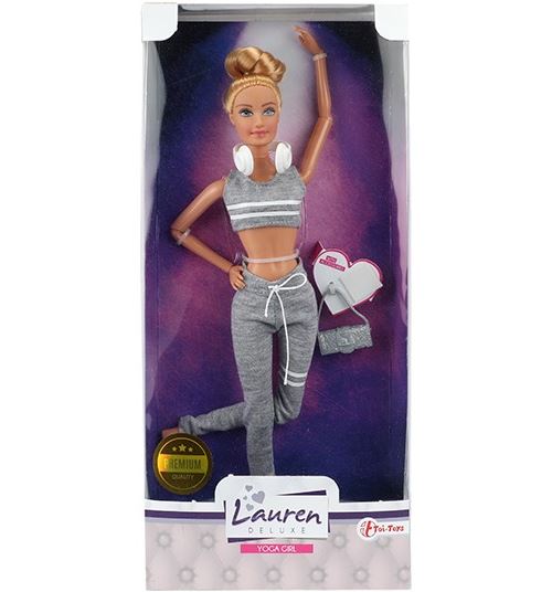 Poupée Lauren Teenager en tenu de Yoga - 29 cm - Toi toys