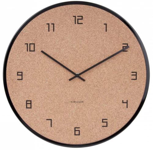 Karlsson - Horloge en liège Modest Cork