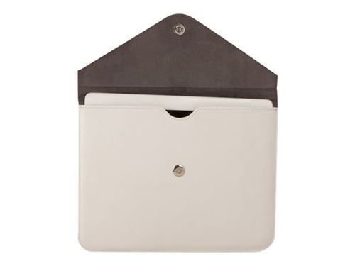 Urban Factory Leather Envelope - Beschermhoes voor tablet - leer - wit - voor Apple iPad (3de generatie); iPad 1; 2