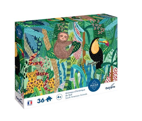 Puzzle 36 pieces - Animaux d Amerique du Sud