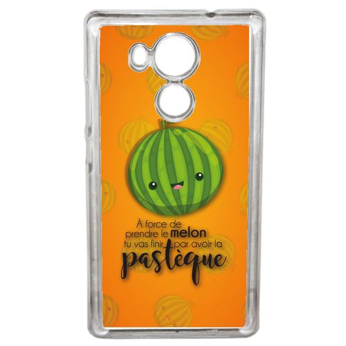 Coque Force De Prendre Le Melon Tu Vas Finir Par Avoir La Pastque Fond Orange Compatible Mate 8 Transparent