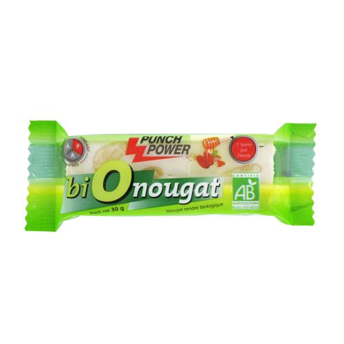 Présentoir de 24 barres bionougat Punch Power – 30g
