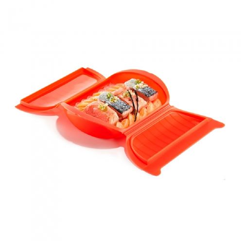 Coffret papillote 3/4 pers. rouge - Lékué - Rouge - Silicone