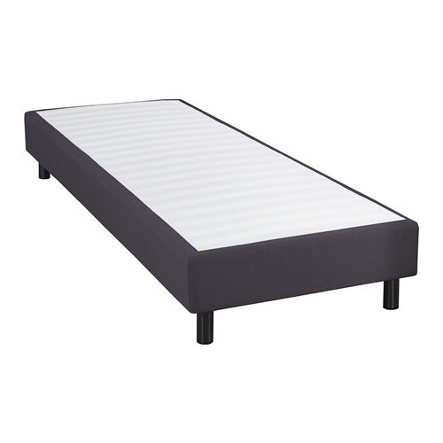 TAPIKIT - Sommier Tapissier D&eacute;montable 90x190cm Anthracite - Altobuy