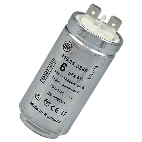 Condensateur Sèche Linge Electrolux Condensateur 6Mf - Réf: 1256418102