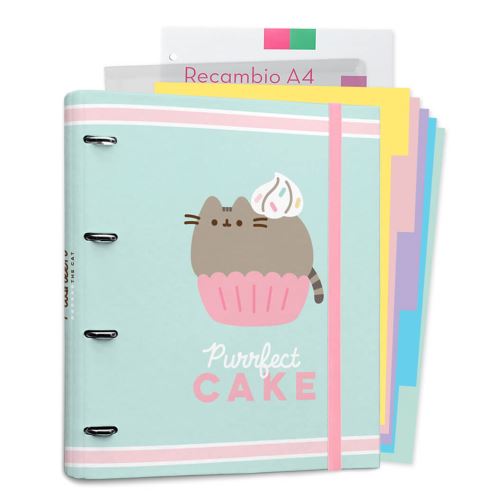 Carpeblock 4 Anneaux Pusheen Foodie Collection