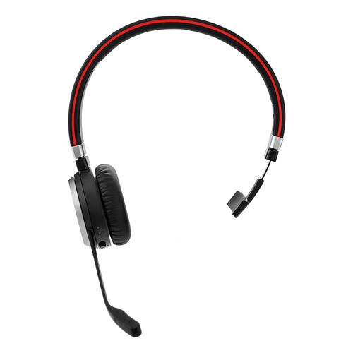 JABRA  Evolve 65 MS mono - Micro-casque - sur-oreille - convertible - Bluetooth - sans fil - NFC* - USB - Certifi&eacute; pour Skype for Business 