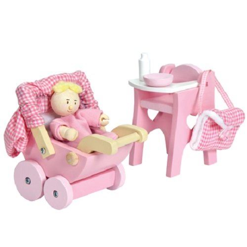 The Van Dollhouse Toy Accessories, Nursery Set