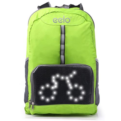 Sac à dos de ciclisme EELO CYGLO - Sac à dos de sécurité routière avec affichage LED