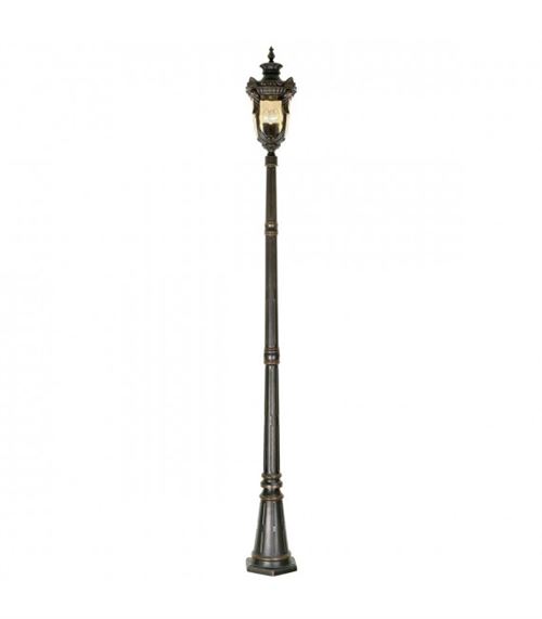 Lampadaire Philadelphia, bronze antique, 237 cm