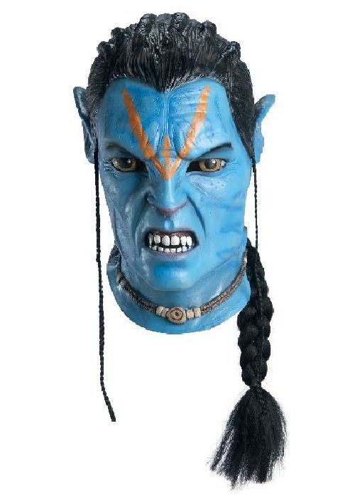 Masque intégral adulte latex Avatar Jake Sully
