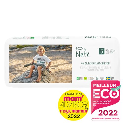 Naty Couches Culottes Ecologiques T5x40 Couches