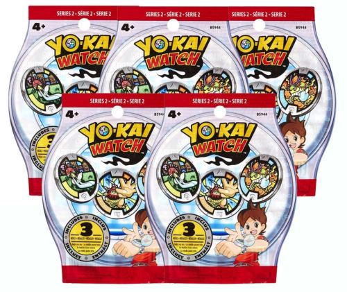 Sachets de 3 médailles Yo-Kai Watch - x5