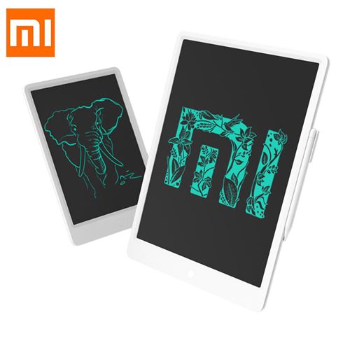 10 Pouces Tablette d'écriture LCD Graphique Xiaomi Dessin portables Pad d'enfant avec le Stylo d'écriture- Blanc