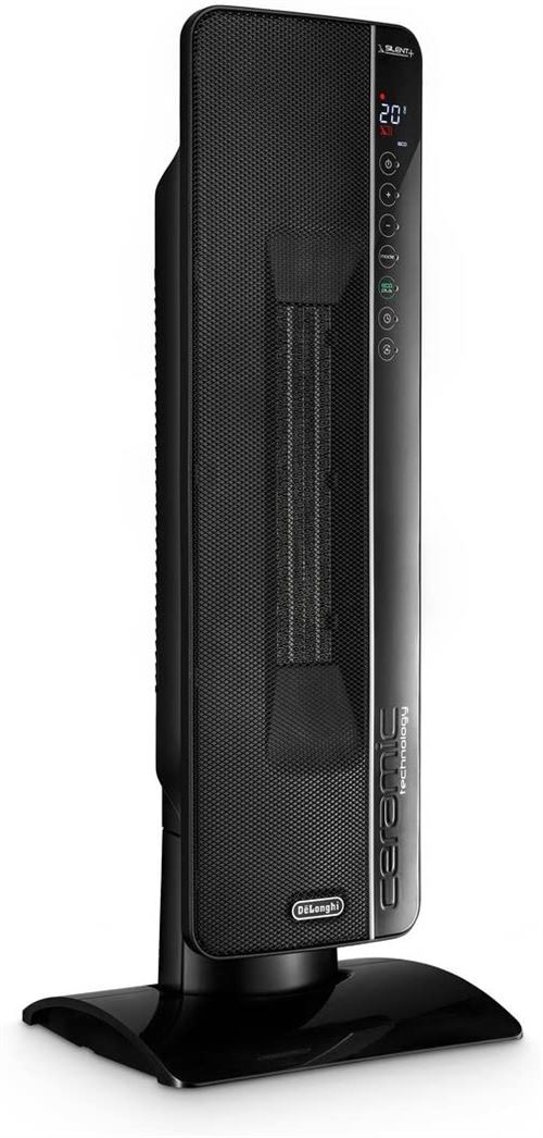 DeLonghi Radiateur céramique HFX30C18.AG | Chauffage mobile pour un apport  de chaleur rapide et sélectif | 2 niveaux de puissance | Fonction antigel 
