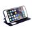 Nouske Étui en Cuir pour iPhone 6 6S, à Rabat Folio S View avec fenêtre Cover Coque TPU, avec Support Protection intégrale, Bleu Marin._0