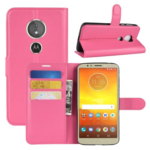 Etui Housse Portefeuille Pour Motorola Moto E5 Play - Rose