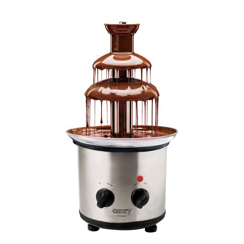 Fontaine à Chocolat Électrique , Acier Inoxydable, 650 ml, Température max. 60°C, Camry, CR4488, 320W, Argent