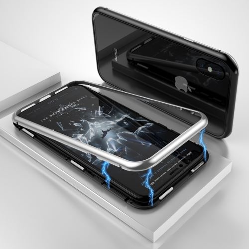 Iphone X / Xs Coque Protection Metal Extra Fin Noir Als80281