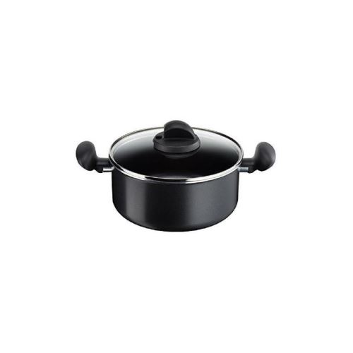 Tefal Faitout Evidence En Aluminium - O 24 Cm - Noir - Tous Feux Sauf Induction