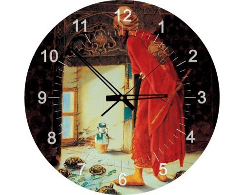 Puzzle 570 Pièces : Puzzle Horloge - Osman Hamdi Bey : Le Dresseur de Tortues (Pile non fournie), Art Puzzle