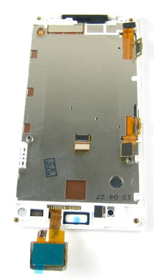 For Sony Xperia L C2105 C2104 LS36H FULL Touch VITRE TACTILE Screen Ecran + LCD Display + Frame~White Blanc
