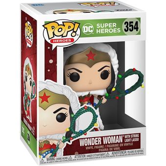 Figurine POP DC Holiday Wonder Woman with Lights Lasso