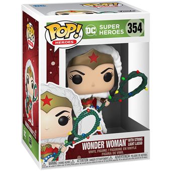 Figurine POP DC Holiday Wonder Woman with Lights Lasso
