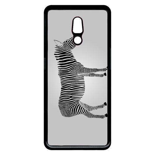 Coque My-Kase pour Reno - zebra - Plastique Noir
